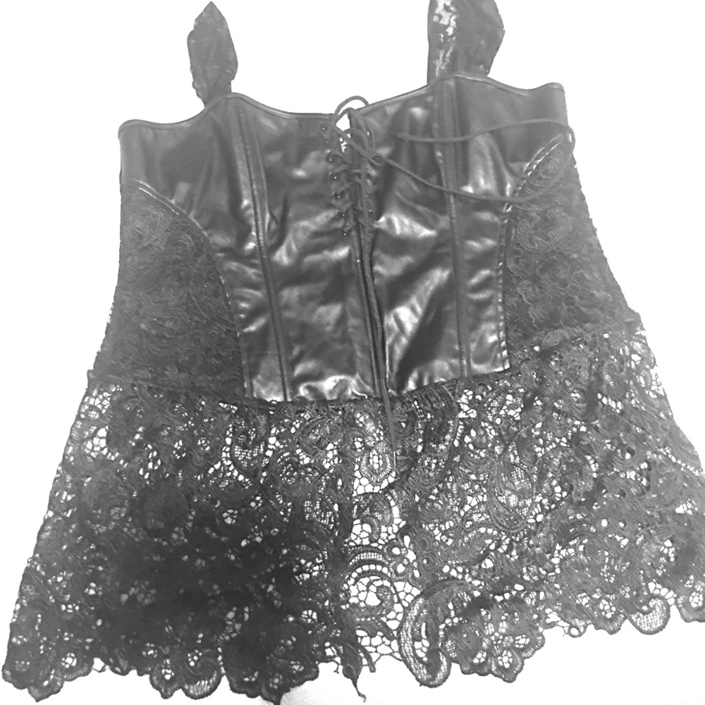 Black Lace Corset
